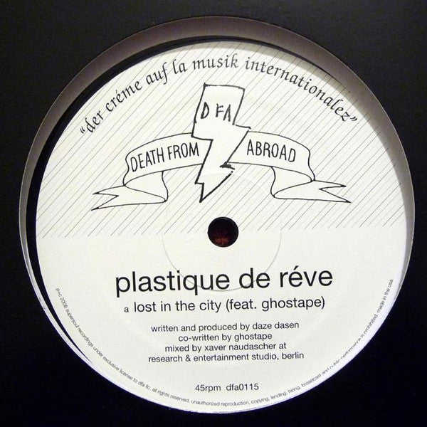 Plastique de Rêve : Lost In The City (12")