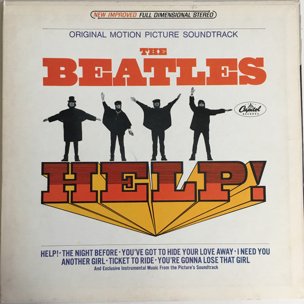 The Beatles : Help! (Original Motion Picture Soundtrack) (LP, Album, RP, Scr)