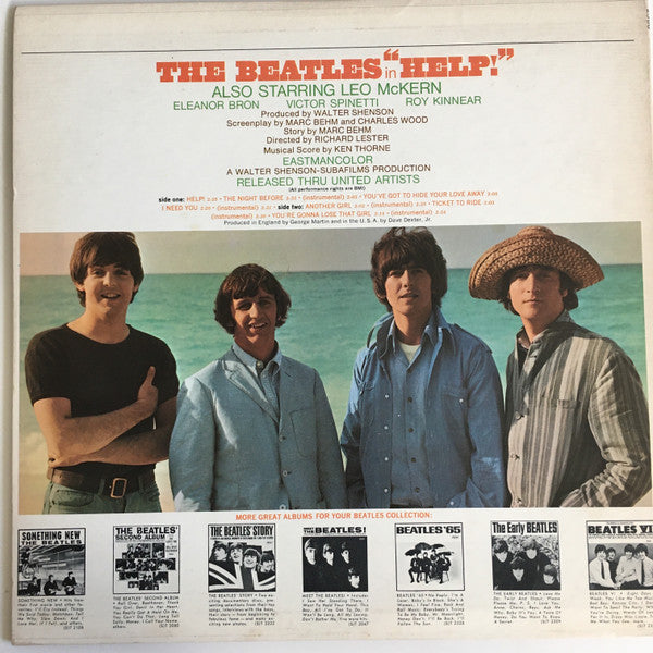 The Beatles : Help! (Original Motion Picture Soundtrack) (LP, Album, RP, Scr)