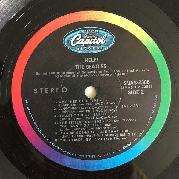 The Beatles : Help! (Original Motion Picture Soundtrack) (LP, Album, RP, Scr)