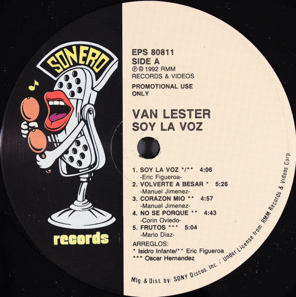Van Lester : Soy La Voz (LP, Promo)