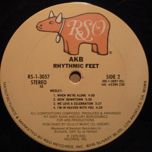 AKB : Rhythmic Feet (LP, Album)