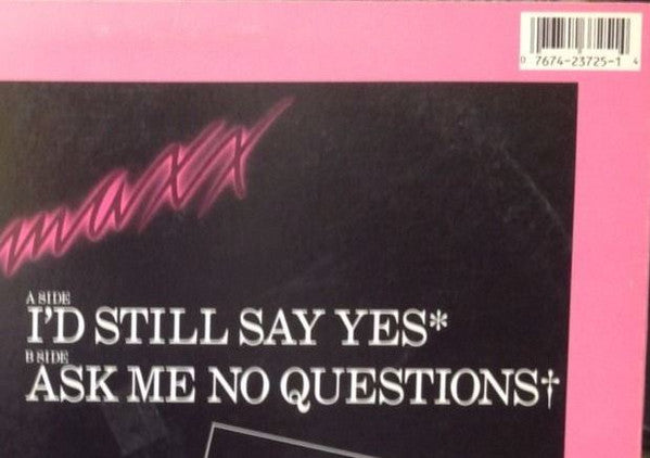 Klymaxx : I'd Still Say Yes (12")