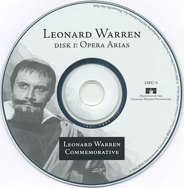 Leonard Warren : Opera Arias and Concert Songs (2xCD, Comp)