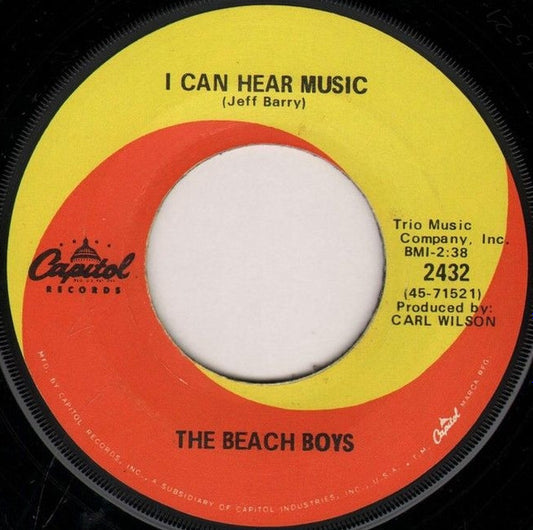 The Beach Boys : I Can Hear Music (7", Single, Scr)