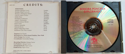 La Sonora Ponceña - Explorando vinyl record, CD (Near Mint (NM or M-)) | Lulo Records