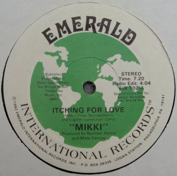 Mikki Farrow : Itching For Love (12")