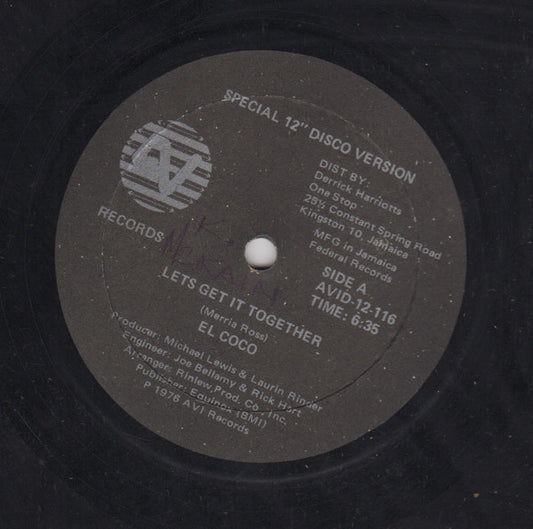 El Coco : Let's Get It Together  (12")