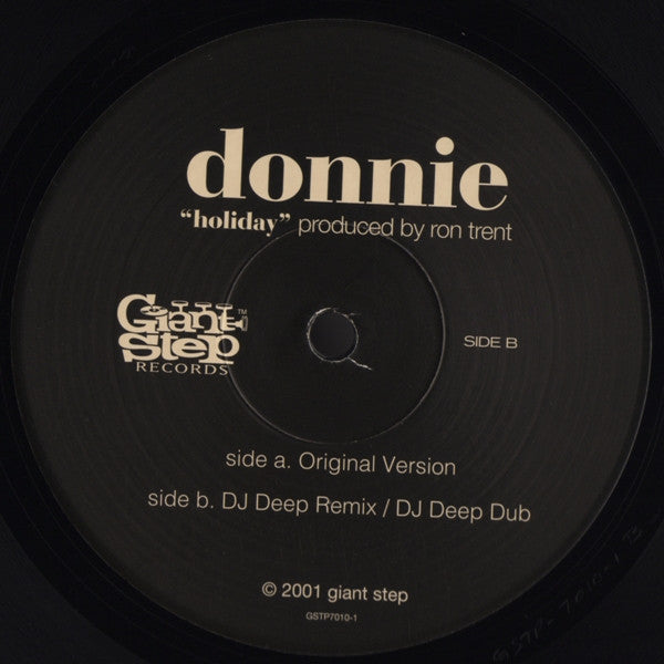 Donnie : Holiday (12")