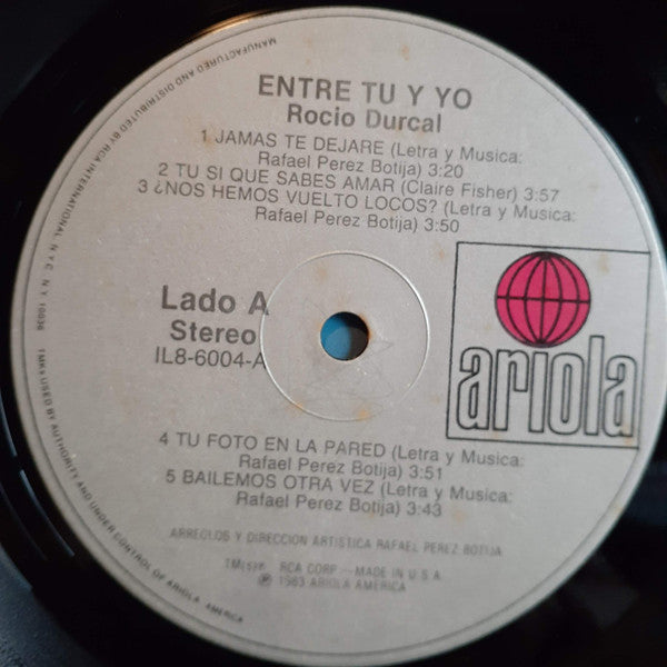 Rocio Durcal* : Entre Tú Y Yo (LP, Album)