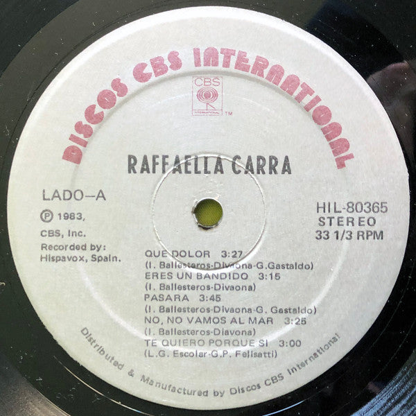 Raffaella Carrà : Raffaella Carrà (LP, Album)