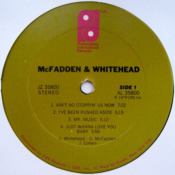 McFadden & Whitehead : McFadden & Whitehead (LP, Album)