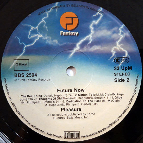 Pleasure (4) : Future Now (LP, Album, Gat)