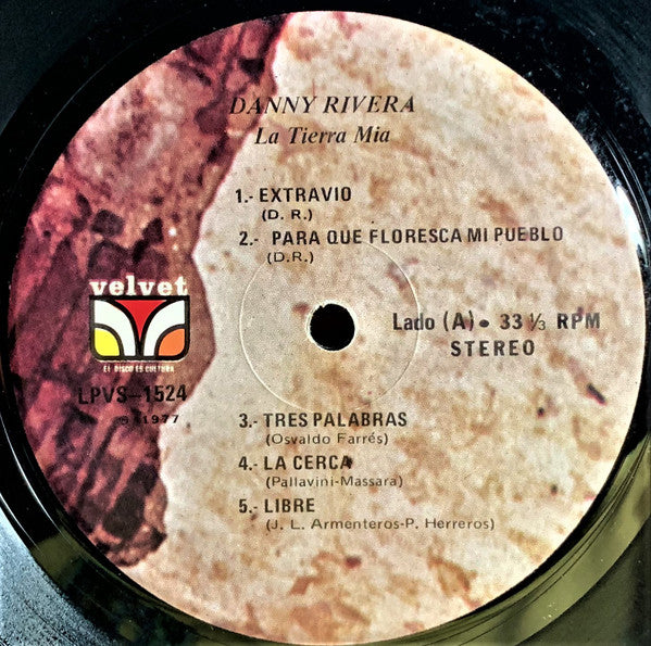 Danny Rivera : La Tierra Mia...! (LP, Album)