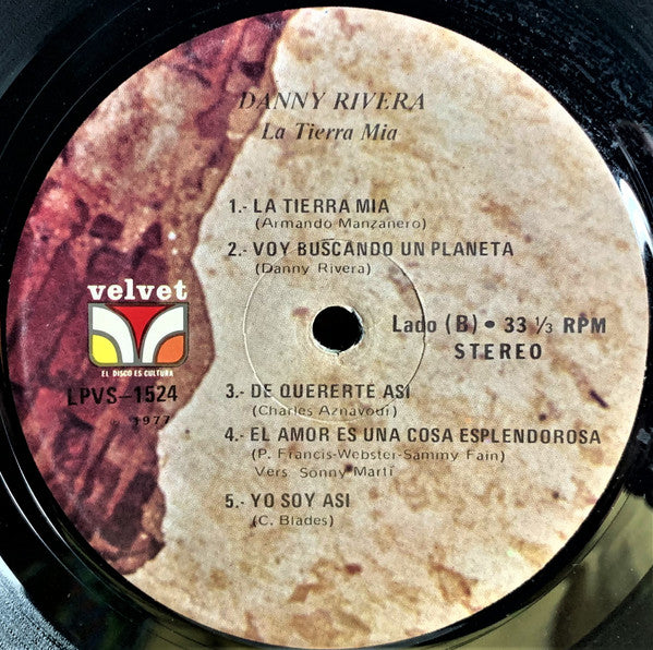 Danny Rivera : La Tierra Mia...! (LP, Album)