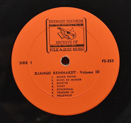 Django Reinhardt : Django Reinhardt (Volume III) (LP, Comp)