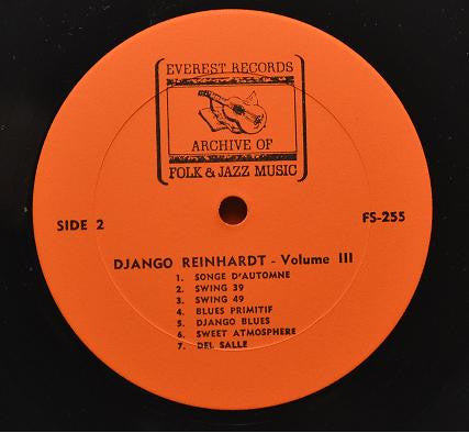 Django Reinhardt : Django Reinhardt (Volume III) (LP, Comp)