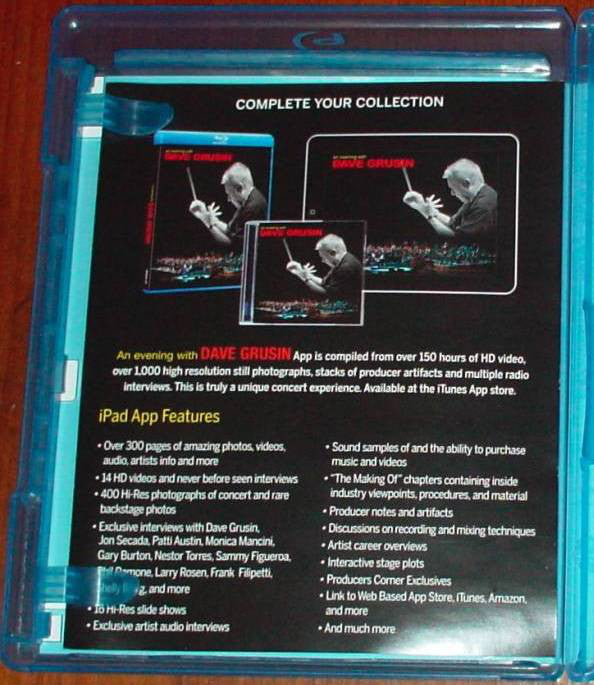 Dave Grusin : An Evening With Dave Grusin (Blu-ray, Album, Multichannel)