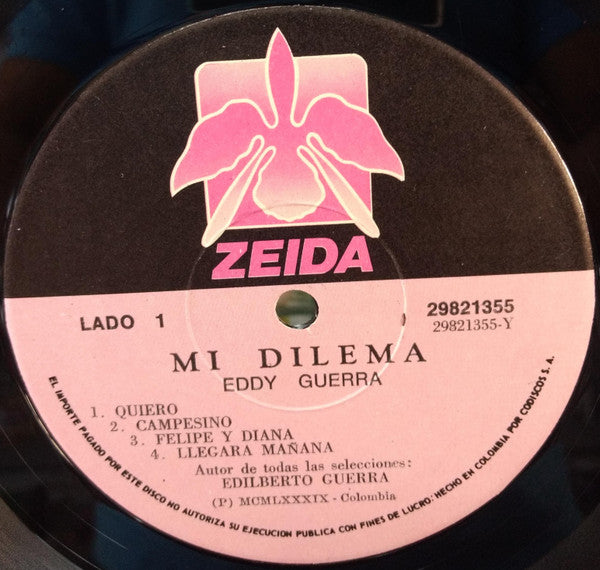Eddy Guerra : Mi Dilema (LP, Album)