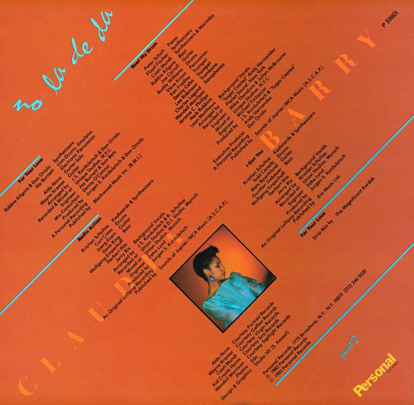 Claudja Barry : No La De Da Part 2 (LP, Album)