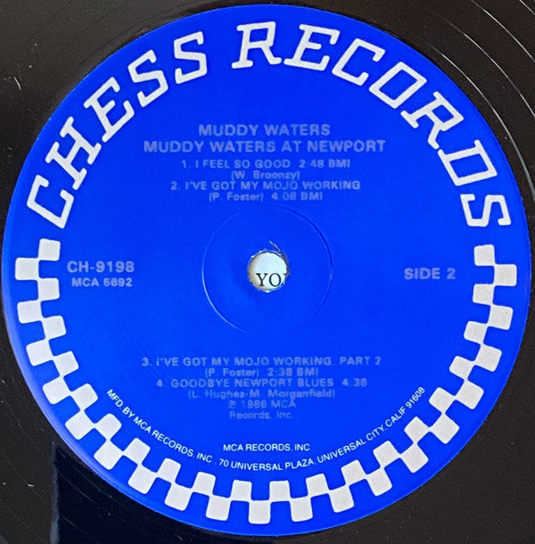 Muddy Waters : Muddy Waters At Newport 1960 (LP, Album, RE, Glo)