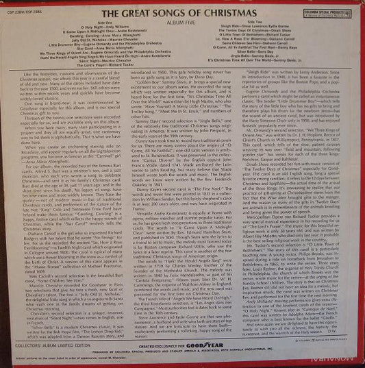 Various - The Great Songs Of Christmas, Album Five vinyl record, LP (Mint (M)) | Lulo Records