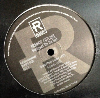 Frankie Cutlass : Boriquas On Da Set (12", Promo)