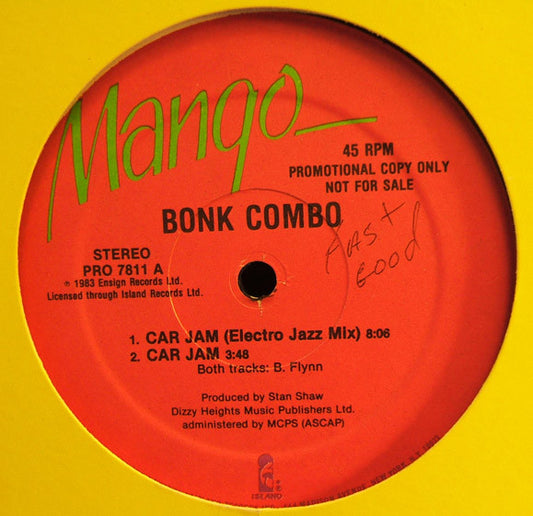 Bonk : Car Jam (12", Promo)