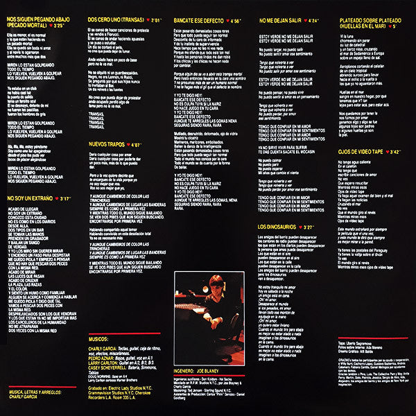 Charly Garcia : Clics Modernos (LP, Album, RE, RM)