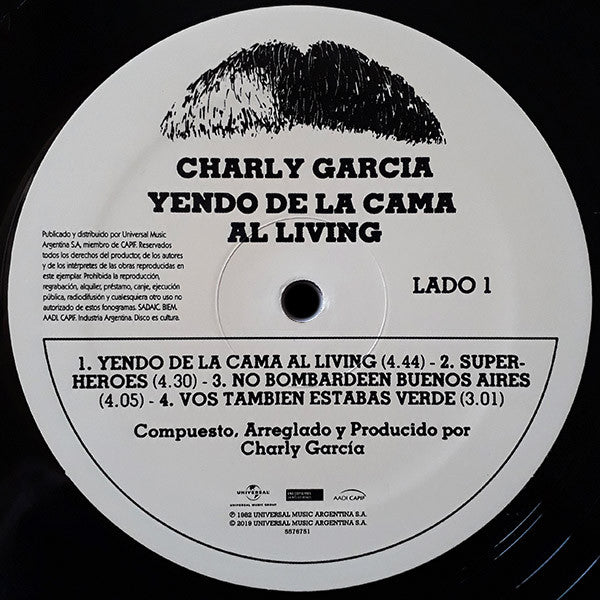 Charly Garcia : Yendo De La Cama Al Living (LP, Album, RE, RM)