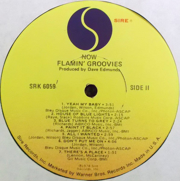 Flamin' Groovies* : Now (LP, Album, Win)