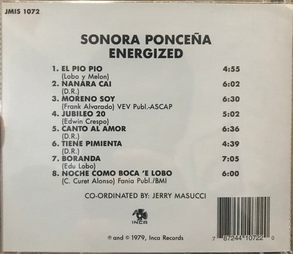 La Sonora Ponceña : Energized (CD, Comp)