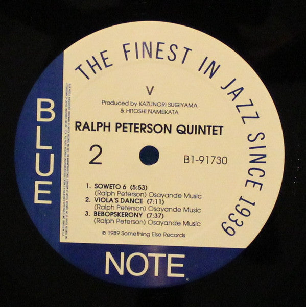 Ralph Peterson Quintet : V (LP, Album)