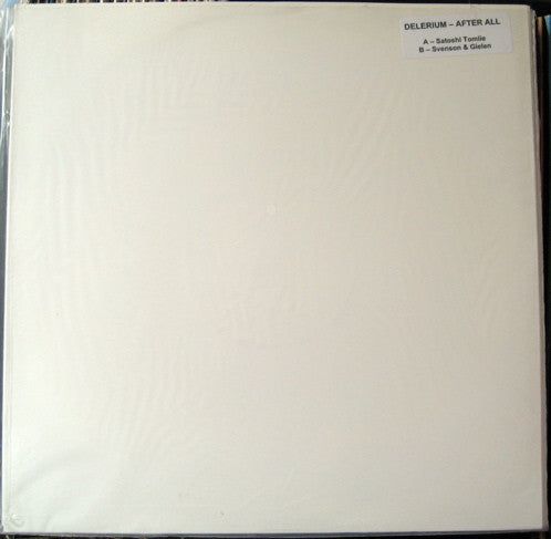 Delerium : After All (12", Promo)
