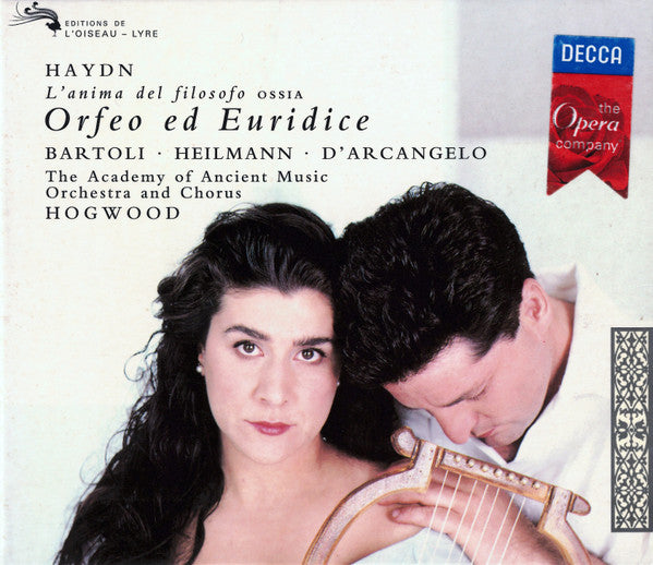 Joseph Haydn • Cecilia Bartoli • Uwe Heilmann • Ildebrando D'Arcangelo • The Academy Of Ancient Music And The Academy Of Ancient Music Chorus, Christopher Hogwood : L'amima Del Filosofo Ossia Orfeo Ed Euridice (2xCD, Album + Box)