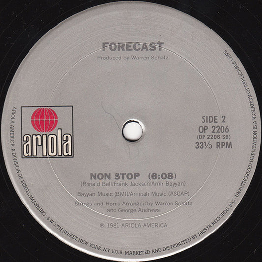 Forecast - Love Line vinyl record, 12" (Near Mint (NM or M-)) | Lulo Records