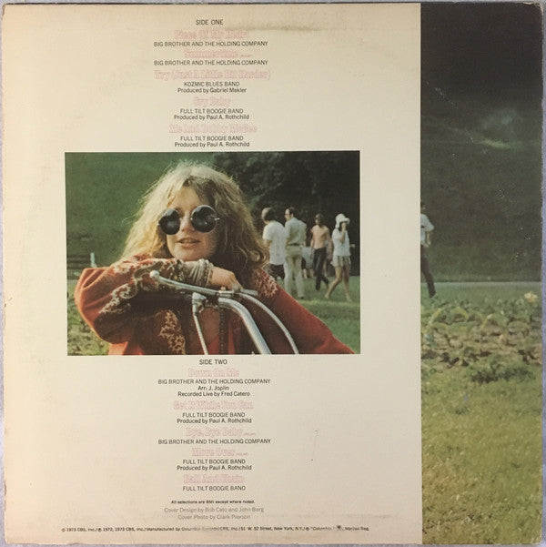 Janis Joplin : Janis Joplin's Greatest Hits (LP, Comp)