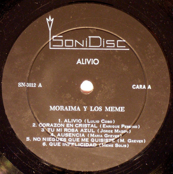 Moraima Secada Y, Meme Solís, Orquesta De 40 Profesores : Alivio (LP, Album)