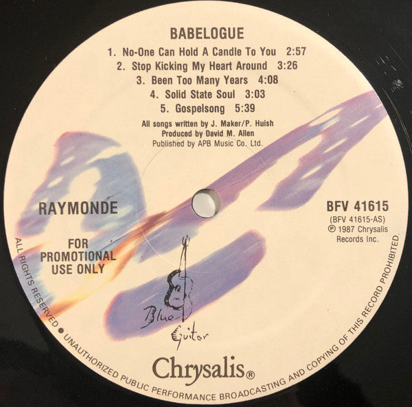 Raymonde : Babelogue (LP, Album, Promo)