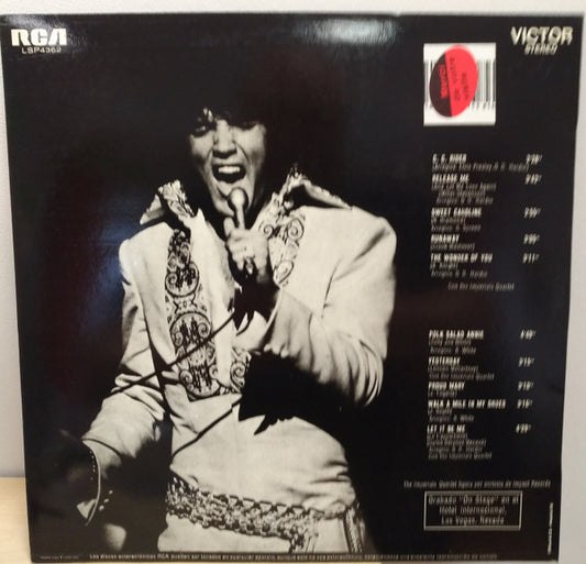 Elvis Presley : On Stage - February, 1970 (LP, Album, RE)