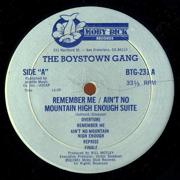 Boys Town Gang : Cruisin' The Streets (LP, Album, RE)