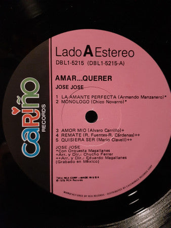 Jose Jose* : Amar...Querer (LP, Comp)