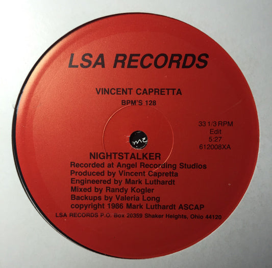 Vincent Capretta : Nightstalker (12", Single)