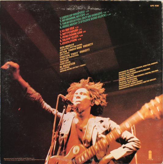 Bob Marley & The Wailers - Natty Dread vinyl record, LP (Near Mint (NM or M-)) | Lulo Records
