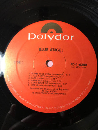 Blue Angel (3) : Blue Angel (LP, Album)
