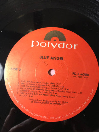 Blue Angel (3) : Blue Angel (LP, Album)