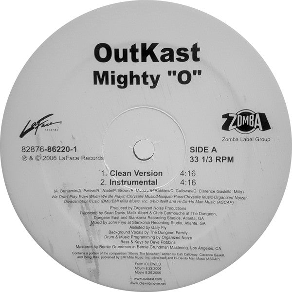 OutKast : Mighty "O" (12", Promo)