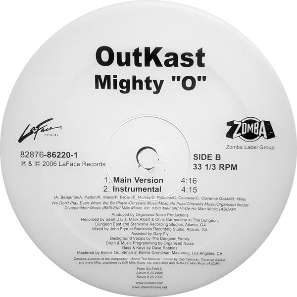 OutKast : Mighty "O" (12", Promo)