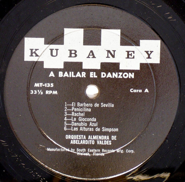 Orquesta Almendra : A Bailar El Danzón  (LP, Mono)