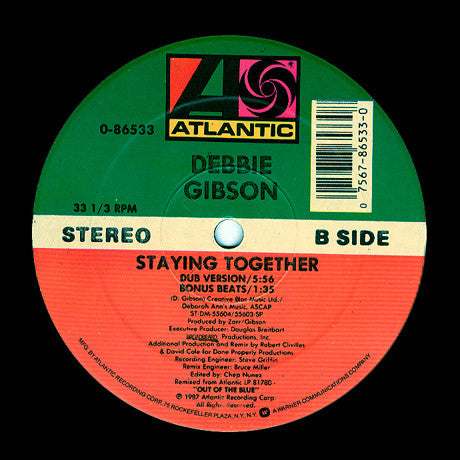 Debbie Gibson : Staying Together (12")